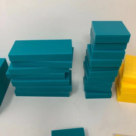 Math Manipulative Student Block Set Algebra Lab 103 Pieces Activity Homeschool - Picture 5 of 11